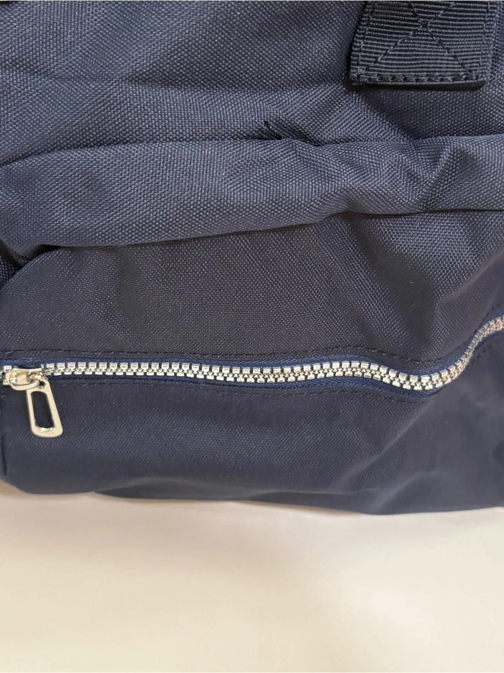 Bella Russo Navy Travel Duffel Bag with Front Pockets | 20”